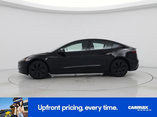 Black 2025 Tesla Model 3 Long Range