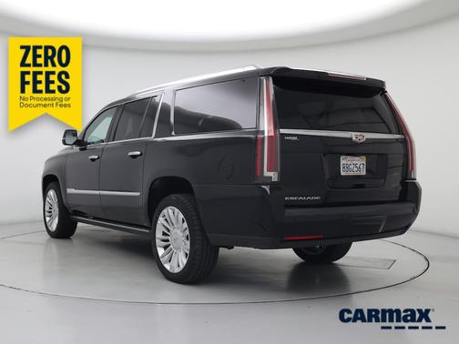 Black 2018 Cadillac Escalade ESV Platinum