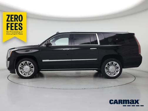 Black 2018 Cadillac Escalade ESV Platinum