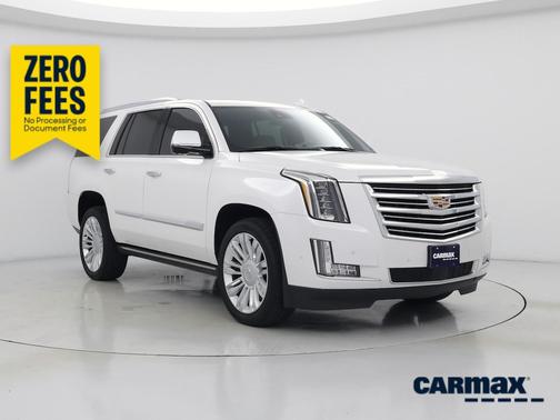 White 2020 Cadillac Escalade Platinum
