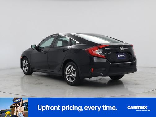 Black 2018 Honda Civic LX