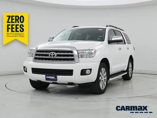 White 2017 Toyota Sequoia Limited