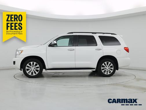 White 2017 Toyota Sequoia Limited