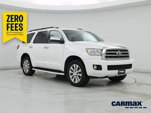 White 2017 Toyota Sequoia Limited