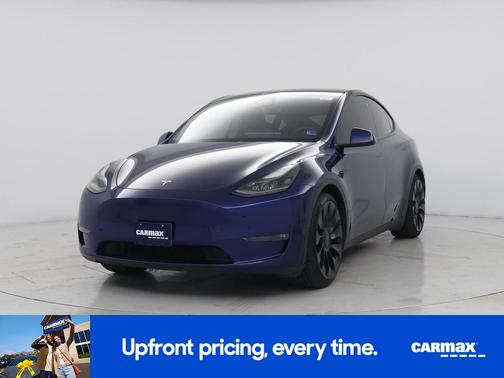 Blue 2021 Tesla Model Y Performance