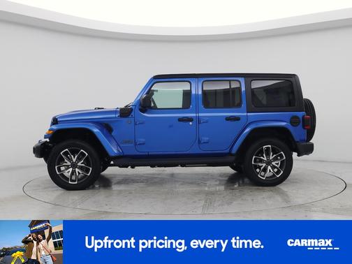 Blue 2024 Jeep Wrangler 4xe Sport S
