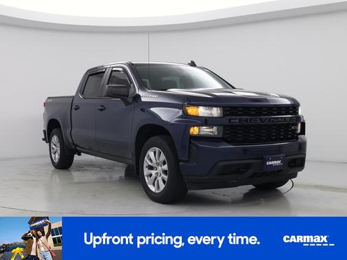 Blue 2021 Chevrolet Silverado 1500 Custom