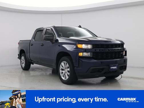 Blue 2021 Chevrolet Silverado 1500 Custom