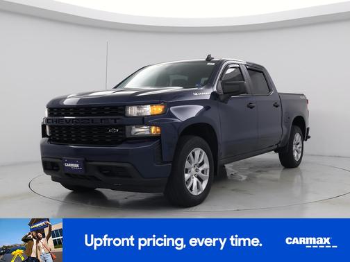 Blue 2021 Chevrolet Silverado 1500 Custom