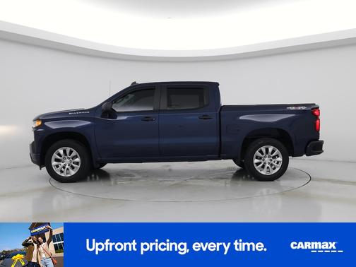 Blue 2021 Chevrolet Silverado 1500 Custom