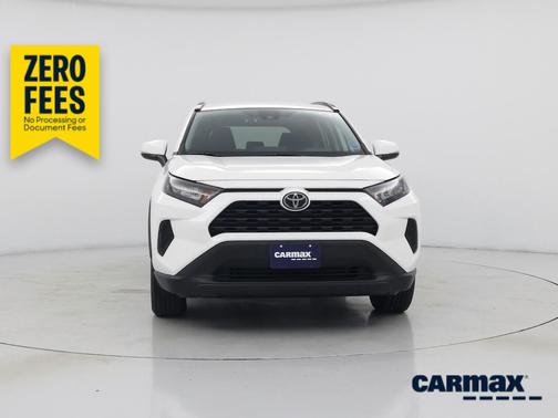 White 2021 Toyota RAV4 LE