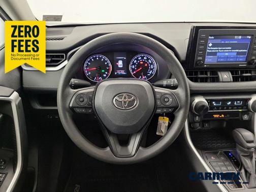 White 2021 Toyota RAV4 LE