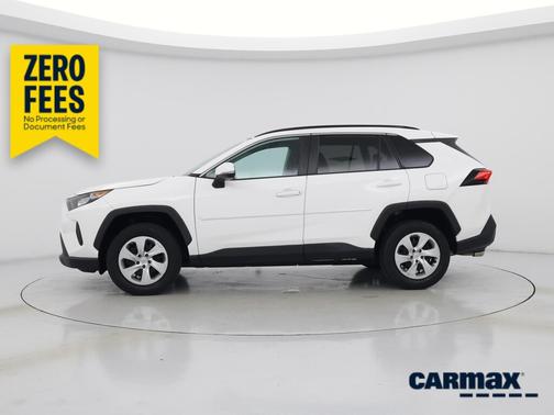 White 2021 Toyota RAV4 LE