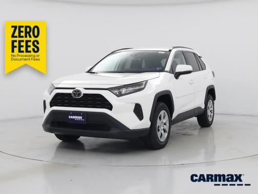 White 2021 Toyota RAV4 LE
