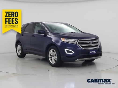 Blue 2016 Ford Edge SEL