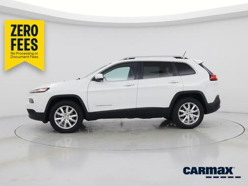 White 2015 Jeep Cherokee Limited