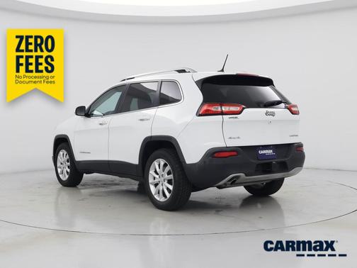 White 2015 Jeep Cherokee Limited