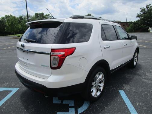 White Platinum Metallic Tri-Coat 2014 Ford Explorer Limited