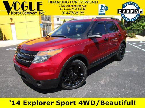 Ruby Red Metallic Tinted Clearcoat 2014 Ford Explorer Sport