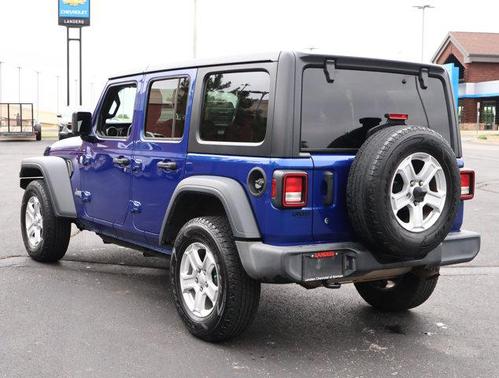 Ocean Blue Metallic Clearcoat 2018 Jeep Wrangler Unlimited Sport