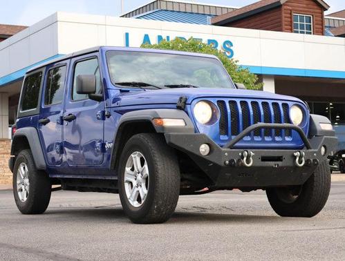 Ocean Blue Metallic Clearcoat 2018 Jeep Wrangler Unlimited Sport