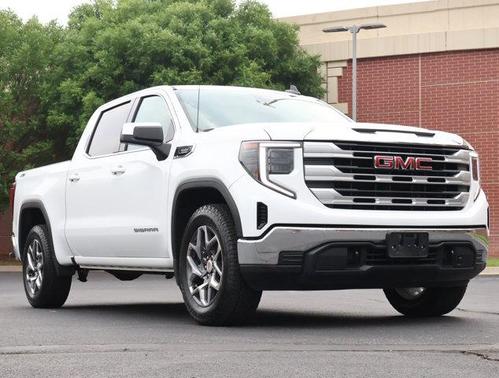 Summit White 2023 GMC Sierra 1500 SLE
