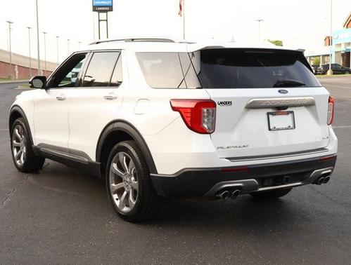 Star White Metallic Tri-Coat 2020 Ford Explorer Platinum