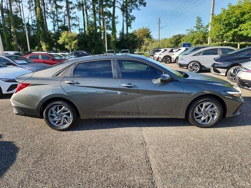 Amazon Gray 2025 Hyundai ELANTRA HEV Blue