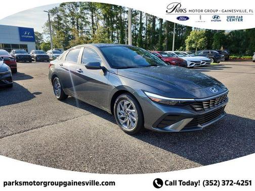Amazon Gray 2025 Hyundai ELANTRA HEV Blue