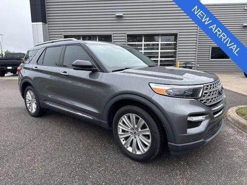 Gray Metallic 2023 Ford Explorer Limited