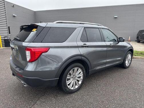 Gray Metallic 2023 Ford Explorer Limited