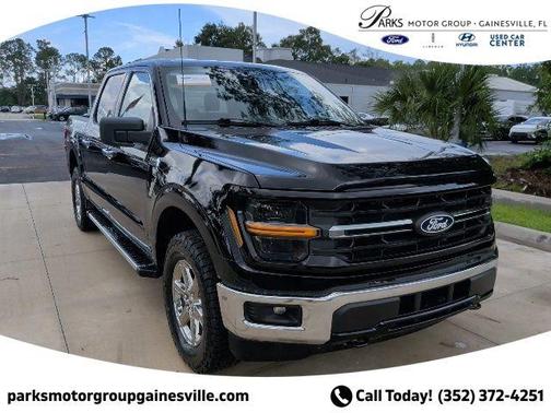 Agate Black Metallic 2025 Ford F-150 XLT