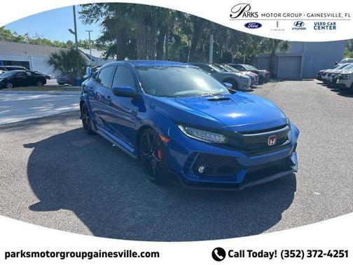 Aegean Blue Metallic 2019 Honda Civic Type R Touring