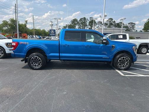 Velocity Blue Metallic 2021 Ford F-150 Lariat