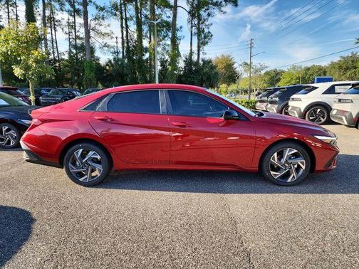 Red 2025 Hyundai ELANTRA SEL Sport