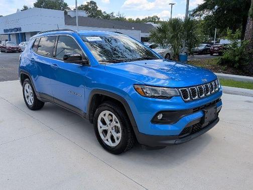 Hydro Blue Pearlcoat 2024 Jeep Compass Latitude