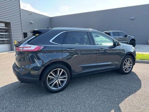 Gray 2021 Ford Edge Titanium