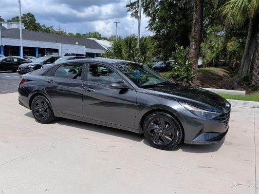 Portofino Gray 2021 Hyundai ELANTRA SEL