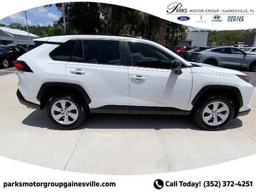 Super White 2021 Toyota RAV4 LE