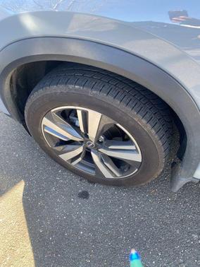 Boulder Gray Pearl/Super Black 2022 Nissan Rogue Platinum