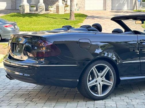 Black 2007 Mercedes-Benz CLK-Class CLK 63 AMG 2dr Convertible
