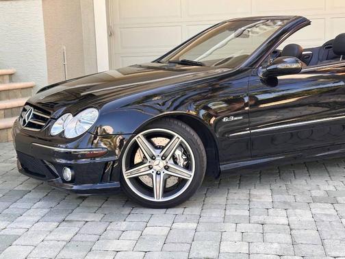 Black 2007 Mercedes-Benz CLK-Class CLK 63 AMG 2dr Convertible