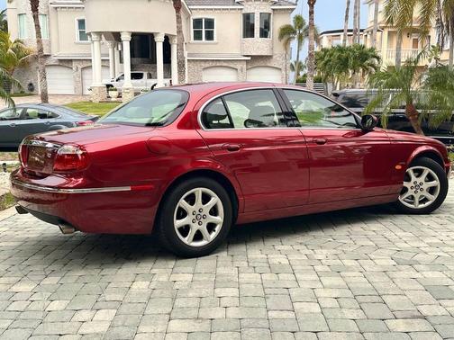 Red 2005 Jaguar S-Type 4.2 4dr Sedan
