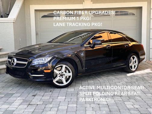 Black 2014 Mercedes-Benz CLS-Class CLS 550 4MATIC AWD 4dr Sedan