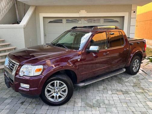 Red 2008 Ford Explorer Sport Trac Limited