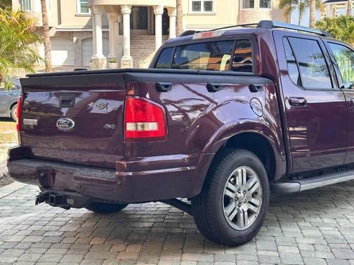 Red 2008 Ford Explorer Sport Trac Limited