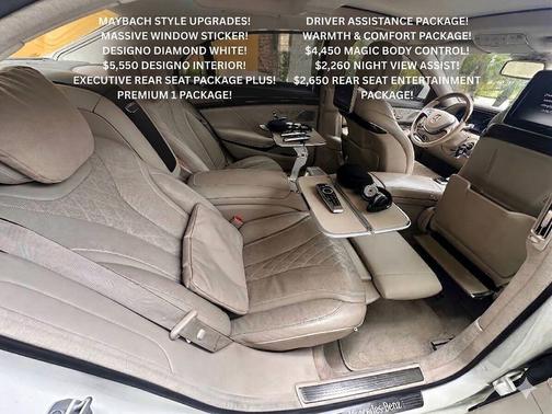 designo Diamond White Metallic 2015 Mercedes-Benz S-Class S 550 4dr Sedan