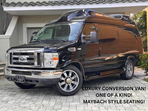 Black 2010 Ford E350 Super Duty XLT