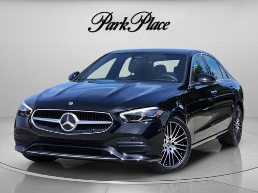 Black 2025 Mercedes-Benz C-Class