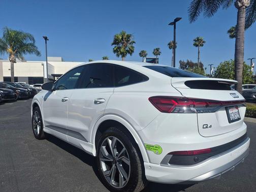 Glacier White 2023 Audi Q4 e-tron Sportback Prestige 50 quattro